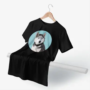 Sibiro Haskis Marškinėliai J. Sibiro Haskis T-Shirt Spausdinti Mens Tee Marškinėliai Mados 100 Medvilnės Negabaritinių Marškinėlius