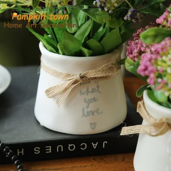 Sielovados stiliaus modeliavimas smulkių laukinių gėlių nėrinių gėlių vazonas, multi-purpose darbalaukio dekoratyvinis žaliųjų augalų vazonuose, šaudymo rekvizitai