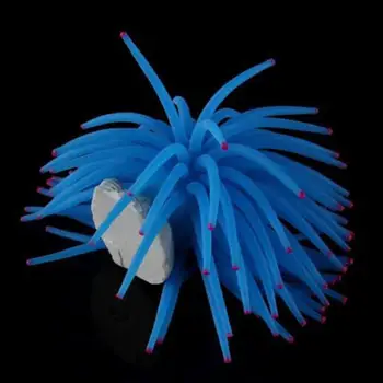 Silikono Akvariumo Žuvų Bakas Dirbtinį Koralų Augalų Povandeninis Ornamentas, Papuošimas Žuvų Bakas Akvariumo Reikmenys