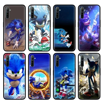Sonic the Hedgehog Atveju Realme XT 5 5Pro 5i 6 6S X50 C3i 6i Indija C12-C15 C3 C11 7 7i Rro X2 X3 X7 Telefono Apvalkalas