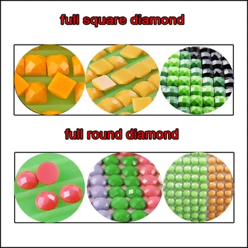 Strazdų Diamond Mozaika Visiškai apvalūs/kvadratiniai 