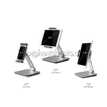 Sulankstomas Smartphone, Tablet Stand Aliuminio Stalas Laikiklis Laikiklis Tinka 3.5-6.5 Colių Smartfon, 7-13 Colių iPad Mini Pro Oro