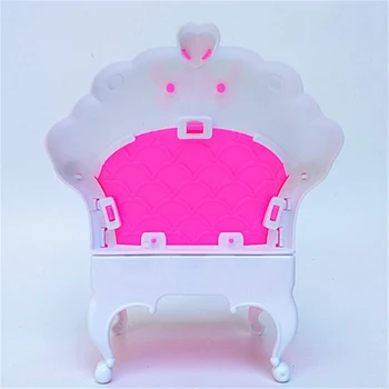 Supamoji Kėdė, Sofa Priedai Plastikinių Baldų komplektus Už Doll House Dekoro (lėlės nėra komplekte)