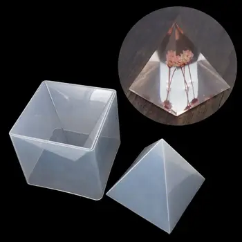 Super Piramidės Silikono Formų Dervos Amatų Papuošalai Kristalų Pelėsių Plastikinis Rėmas Papuošalai Amatų Dervos Pelėsis