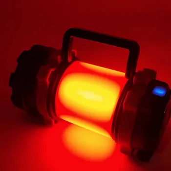 Super Ryškus LED Žibintuvėlis 800lm Stovyklavimo Žibintas atsparus Vandeniui Lauko Prožektorius, Avarinis Šviesos Vaikščiojimo Žvejybos Elektros energija Nutraukimo Palapinė