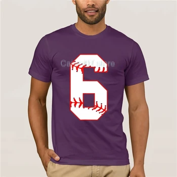 T-shirt vyrams Gauti Mielas Šeštojo Gimtadienio 6 Beisbolas Gimė Mados Mens Trumpas rankovės Marškinėliai