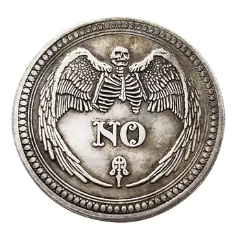 Taip arba Ne Kaukolė Progines monetas, Suvenyrų Iššūkis Kolekcines Monetas Kolekcijos Meno Amatų