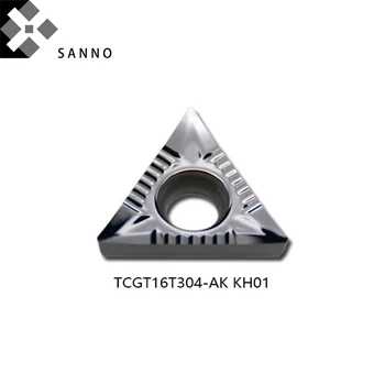 TCGT16T302-AK / TCGT16T304-AK H01 cnc volframo karbido intarpai aliuminio perdirbimo tekinimo įrankiai, peilis