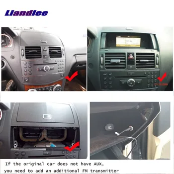 Transporto GPS DVD Grotuvas, Mercedes Benz C Class W204 C200 C230 C280 C350 C220 C180 C320 2007-Android Automobilio Radijas Stereo NAVI