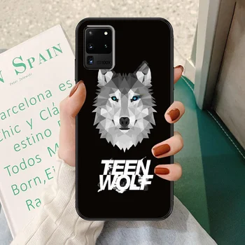 TV Teen Wolf Telefono dėklas, Skirtas Samsung Galaxy Note 4 8 9 10 20 S8 S9 S10 S10E S20 Plius UITRA Ultra black tpu Etui gana atgal tendencija