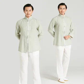 UNISEX LINO Daoizmas drabužių rinkinius, Wudang kovos menų kostiumai kung fu uniformas chi Kampfkunst gesetzt
