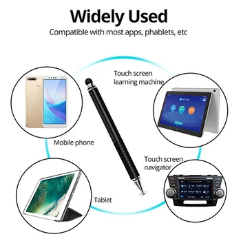 Universalus 2 in 1 Stylus Piešimo Tablet Boksuose, Capacitive Ekrano Caneta Touch Pen Mobiliesiems Android Telefonas Smart Pieštuku Priedai