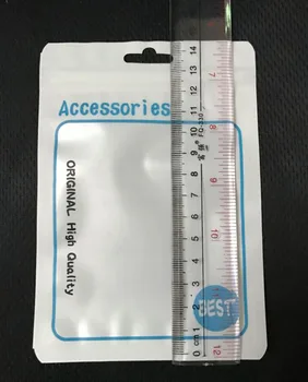 Universalus zipper lock Plastiko Mažmeninės Pakuotės Poli Maišelį su Pakabinti Skylė 