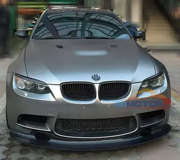 UNPAINTED GT4 STILIAUS pluošto stiklo PRIEKINIAI LŪPŲ SPOILERIS BMW 3 SERIJOS E90 E92 E93 M3 Coupe 2008-2013 m. B296F