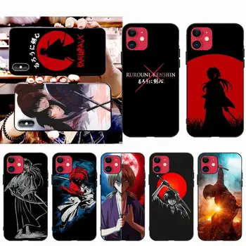 USAKPGRT Anime Rurouni Kenshin, Telefono dėklas Dangtelis, skirtas 