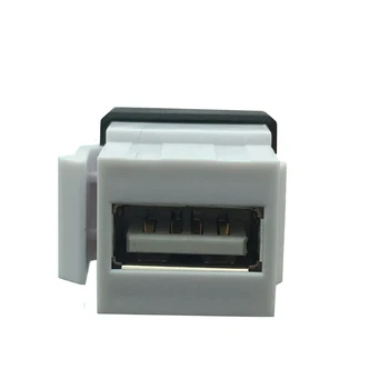 USB 2.0 Moterų ir Moterų Panel Mount Įdėkite Adapterį Lizdo Plokštė, 0,2 m