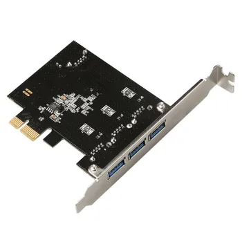 USB 3.0 (3 + 1) 3 pci-e PCI Externo + 1 Portas Internas Experss Controlador pcie riser Card adaptador atacado