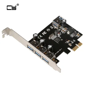 USB 3.0 (3 + 1) 3 pci-e PCI Externo + 1 Portas Internas Experss Controlador pcie riser Card adaptador atacado