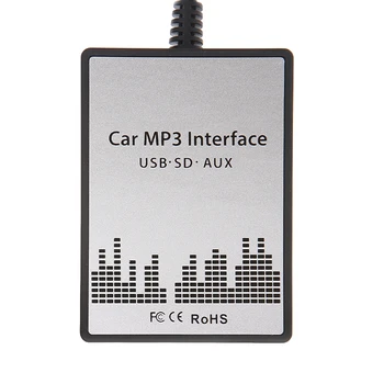 USB SD AUX Automobilinį MP3 Muzikos Grotuvas CD Keitiklis Adapte Už 