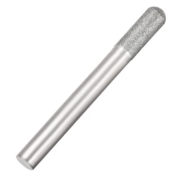 Uxcell Diamond Šerpetų Drožyba Rotacinis Įrankis 1/4 Colių Karka 6mm Nurodė, 150 Žvyro, 2 Vnt Cilindro Nose6mm