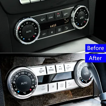 Už 2007-Mercedes-Benz W204 C-Klasės Interjero Multimedia, Oro Kondicionavimo Garso Mygtuką, Dekoratyviniai Lipdukai