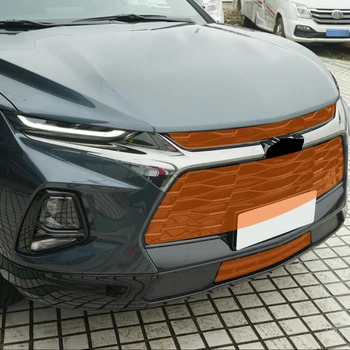 Už Chevrolet Blazer RS Linija 2019-2020 Automobilio Aksesuaras Priekinės Grotelės Įterpti Net Anti-insect Dulkių Įrodymas Nerūdijančio Vidinis Padengti Akies