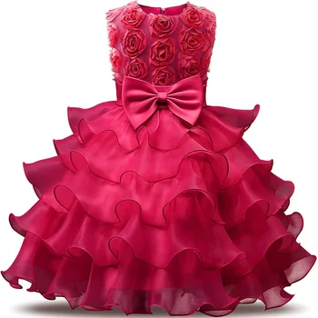 Vaikai Suknelės 2020 M. Mergaičių Drabužiai Šalis Princesė Vestidos Nina 5 6 7 8 metų gimtadienio Suknelė Mergina Kalėdų Krikšto Krikštynų Suknelė