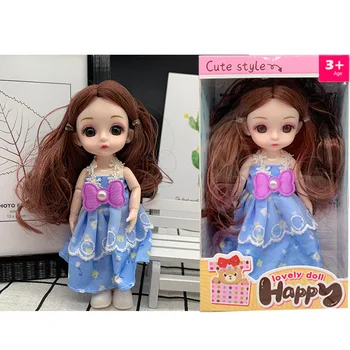 Vaikams Baby Doll Dress Up BJD Mergina Žaislas Barbieeng Lėlės Reborn Rinkinio Blytheng Lėlės uzpost Lėlės Kalėdų Dovanos Gimtadienio Dovanos