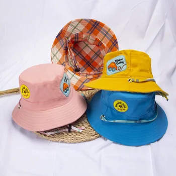 Vaikų grotelės žvejys skrybėlę vyrų, moterų, kūdikių baseine skrybėlę pavasario vasaros dvipusis saulės gobtuvu skrybėlę SL-07