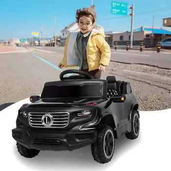 Vaikų off-road elektra varomų transporto priemonių Dual-vairuoti keturių ratinių kūdikių sūpynės vežimo vaikų Žaislų Baterijos Automobilis su Nuotolinio Valdymo