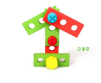 Vaikų Priežiūros Rinkinys Žaislo Modeliavimas Išardymas Multi-Funkcija Medinių Berniukas Žaisti 112