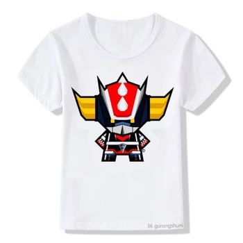 Vaikų vasaros trumparankoviai mergina t-shirt Japonų robotas anime spausdinimo vaikų marškinėliai įdomus kūdikių drabužiai berniukas gatvės drabužiai