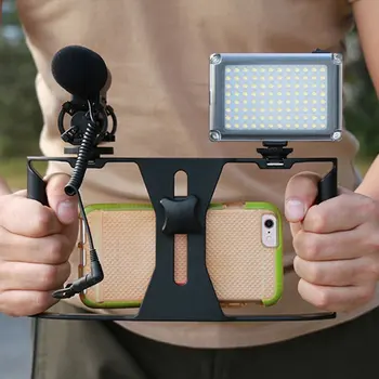 Vaizdo Kamera Narve Stabilizatorius Filmų Kūrimo Platformą, Išmaniųjų Telefonų Vaizdo Įrenginys Mobiliojo Telefono Rankenos Laikiklis Laikiklis Stabilizatorius
