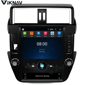 Vertikalus ekranas, automobilių GPS radijas, DVD grotuvas, TOYOTA Prado m. m. 2016 m. 2017 12.1 colių Auto Multimedia Player Stereo