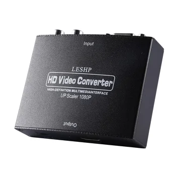 VGA į HDMI 1080P HD Audio TV HDTV AV PC Vaizdo Kabelis, VGA, HDMI Konverteris Adapteris