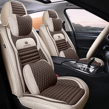 Visiška linų pluošto automobilių sėdynės padengti automobilių sėdynės apima lexus gs300 gs gx 470 nx nx300h rx 200 300 330 350 460 470 570 580