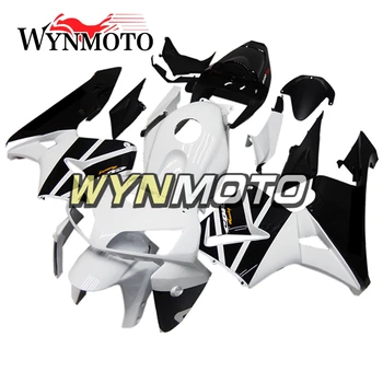 Visiškai Juoda Balta Purvasargiai Honda CBR600RR F5 2005-2006 Metų Įpurškimas, ABS Plastikas F5 05 06 Kūno Rinkiniai Motociklas Korpuso Montavimo