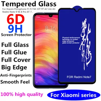 Visą Klijai Grūdintas Stiklas Xiaomi MI 8 9 9T SE Pro 5X A1 6X A2 S2, Y2 X2 2S 10 10T Lite Poco F1 X2 X3 M2 M3 F2 Screen Protector