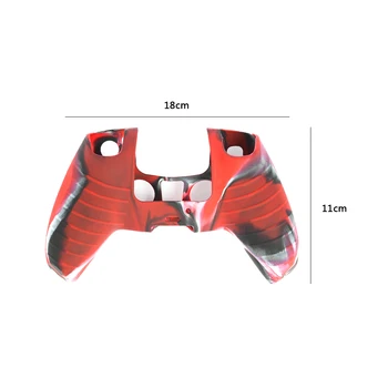 VKTECH Silikoninis Apsauginis Odos Valdiklis Apima Gamepad Odos Elektroninių Mašinų Priedai Sony PlayStation PS5 GripsCap
