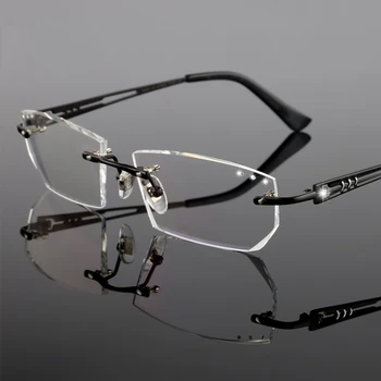 Vyrai taškus akiniai, receptinių akinių mados vyriški verslo, pilnas optiniai stiklai, trumparegystė, toliaregystė YJ12