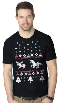 Vyrai Vienaragis Pabandyti Juokinga Sarkastiškas Bjaurusis Kalėdų Mitinės Atostogų marškinėliai Animacinių filmų marškinėliai vyrams Unisex Naujas Mados marškinėlius Laisvas