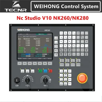 WEIHONG NC studija NK260 NK280 NK280B programinės įrangos NC studija V10 3 4 5 ašių integruota CNC sistemos, cnc graviravimas mašina
