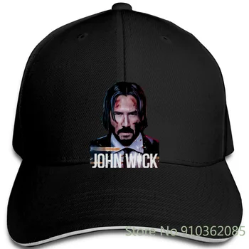 Wick John Parabellum Filmo Keanu Reeves juoda Juoda reguliuojamas kepurės Beisbolo kepuraitę Vyrai Moterys