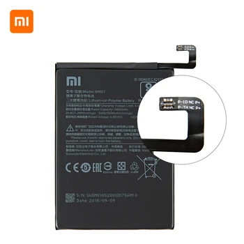 Xiao mi Originalus BM51 5500mAh Baterija Xiaomi Mi Max 3 Max3 BM51 Aukštos Kokybės Telefoną, Baterijos Pakeitimas