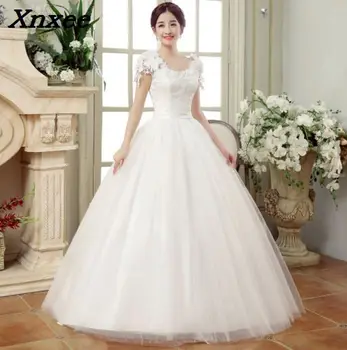 Xnxee Korėjos Nėrinių Kamuolys Suknelė Kokybės Suknelės 2018 Alibaba Individualų Plius Dydis Vestuvių Suknelė Realios Foto Xnxee