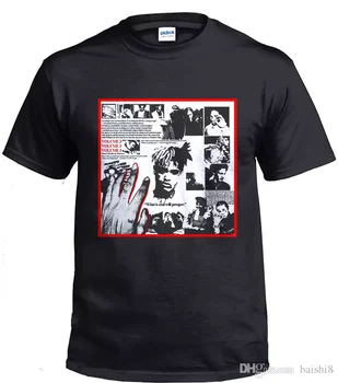 Xxxtentacion Vol 3 Black Vyrų T-Shirt Dydis S-3Xl, Kad Shirtsbrand 2019 M. Vasarą Kpop Mados Trumpas Rankovės Atsainiai T-Shirt Tees