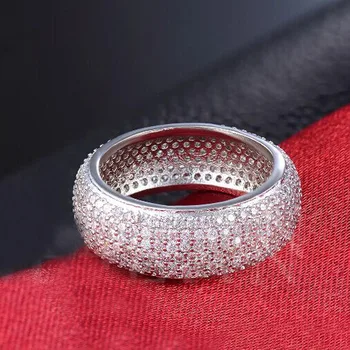 YaYI Mados Moterų Papuošalai Žiedas 312pcs CZ Sidabro Spalvos Sužadėtuvių Žiedai, vestuvių Žiedai Šalies Žiedai Dovana