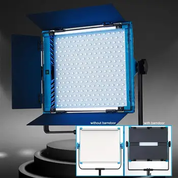 Yidoblo A-1200BI LCD Ekranas LED Lempos Minkšta šviesa Bio-spalvų led panel šviesos transliacijos Fotografijos Lempa APP Nuotolinio valdymo pultas