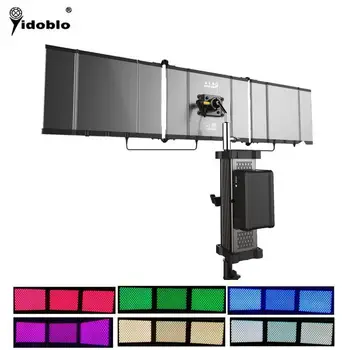 Yidoblo APP kontrolės Veidrodėliai LED Šviesos plokštes, vaizdo, šviesos, RGB & BIO Spalvos Plonas Profesionalios Fotografijos Studija Folable LED Lempos
