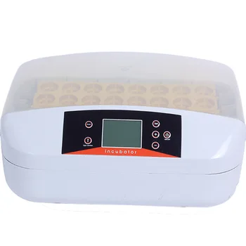 Yra,32 kiaušiniai mini termostatas namų inkubatoriuje Automatinė kiaušinių inkubatorius hatcher išjungti pažangios kontrolės LCD Signalizacija su Kiaušinių Testeris